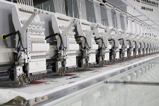 Çok fonksiyonel Sequins nakış makinesi Ticari nakış makinesi