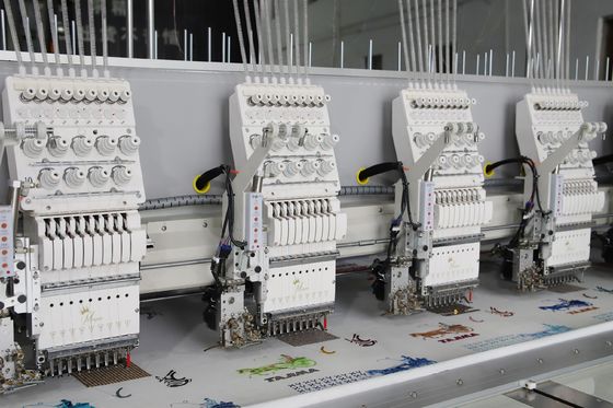 9 İğneli Çift Çubuklu Nakış Makinesi 20 Baş 10.5m*2.3m*1.25m