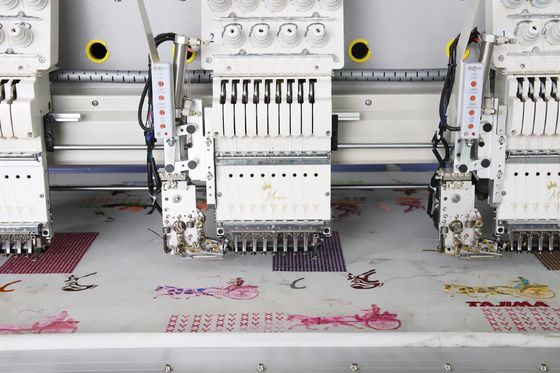 20 Başlı Bilgisayarlı Sequins nakış makinesi Aşırı ısı koruma