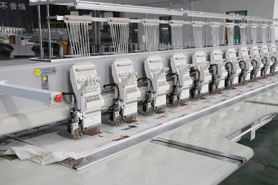 220V 380V Çift Seken Yüksek Hızlı nakış makinesi 9 iğne 20 baş