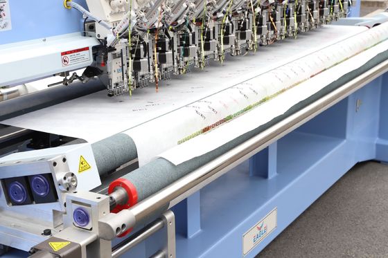 Bilgisayarlı 15 baş nakış makinesi 4 iğneli tek pervaneli