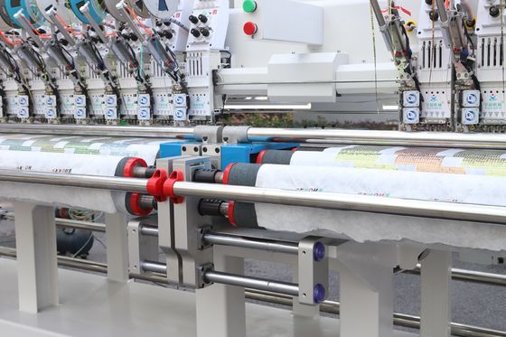 Bilgisayar Çift 22 başlı Dört iğneli nakış makinesi dayanıklı
