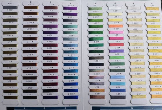 Çeşitli Metal İpekler Nakış Makinesi için Kolay Kullanım