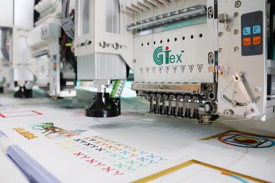Lazer kesme sistemi ile bilgisayarlı kordon nakış makinesi