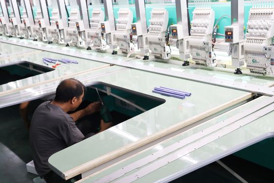Lazer kesme sistemi ile bilgisayarlı kordon nakış makinesi