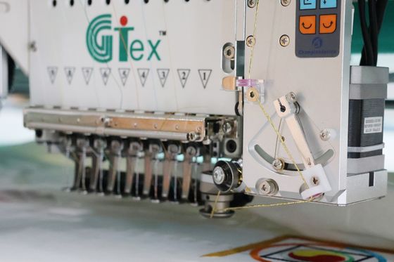 Lazer kesme sistemi ile bilgisayarlı kordon nakış makinesi