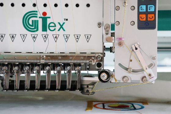 12 Başlı Lazer Kesme nakış makinesi Bilgisayarlandırılmış 10.5M*2.3M*1.25M