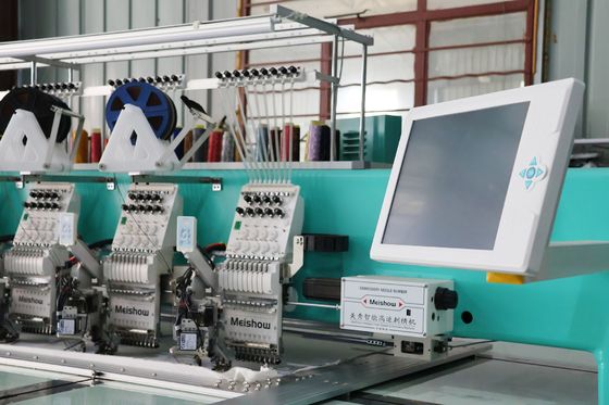 20 baş nakış makinesi, çok renkli nakış makinesi 9 iğneli 6 pervaneli cihaz