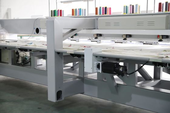 Altı başlı nakış makinesi Bilgisayarlı ikiz seken nakış bilgisayar makinesi