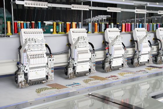 6 Başlı Bilgisayarlı nakış makinesi 13 Dillerde Kordin nakış fonksiyonu ile