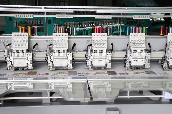 Çok iğneli ipli nakış makinesi 6 başlı çift dişli nakış makinesi