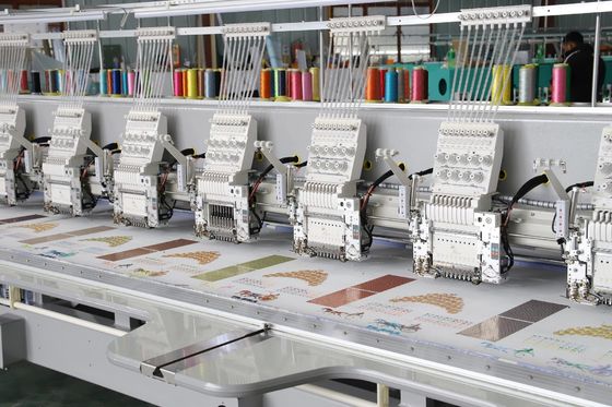 9 iğneli Çift Sequin & Cording nakış makinesi 15 baş 1 yıllık garanti