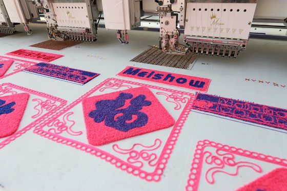 Çok fonksiyonlu 15 başlı havlu nakış makinesi bilgisayar düz nakış ile