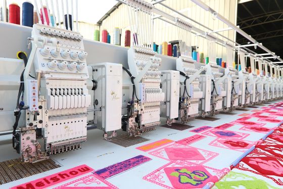 Bilgisayarlı Havlu nakış makinesi 15 Baş 13 Diller Pro nakış makinesi