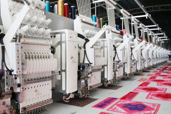 13 Dil Sequins nakış makinesi Yüksek Hızlı Bilgisayar Nakış Makinesi