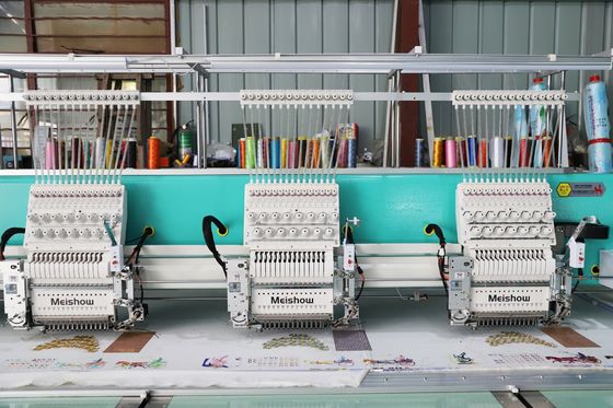 Bilgisayar Tek Sequin nakış makinesi 10 başlı özelleştirme alanı