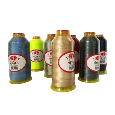 % 100 Polyester nakış ipliği 120D Bilgisayar nakış ipliği