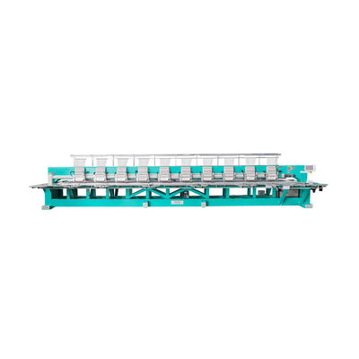Yüksek Hızlı 1200RPM Tek Çubuklu Nakış Makinesi Alüminyum Çerçeveli 10 Başlı