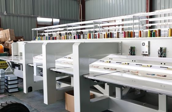 Karışık kurdele nakış makinesi 10 başlık artı 10 başlık düz nakış makinesi